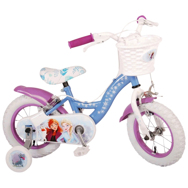Side profile of Disney Frozen 12 inch bike UK