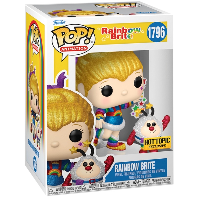 Funko POP! Figuur 84489 Rainbow Brite Rainbow Brite en Twink Diamond Glitter Duo