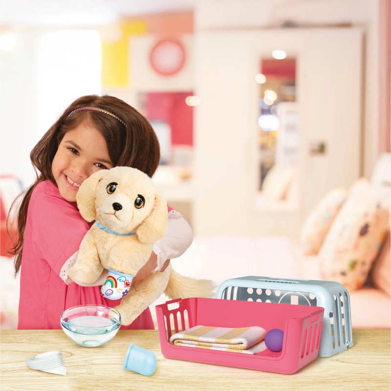 Little Live Pets - Ouchies! Peluche Interactive Cooper Chiot Retriever | Smyths Toys France