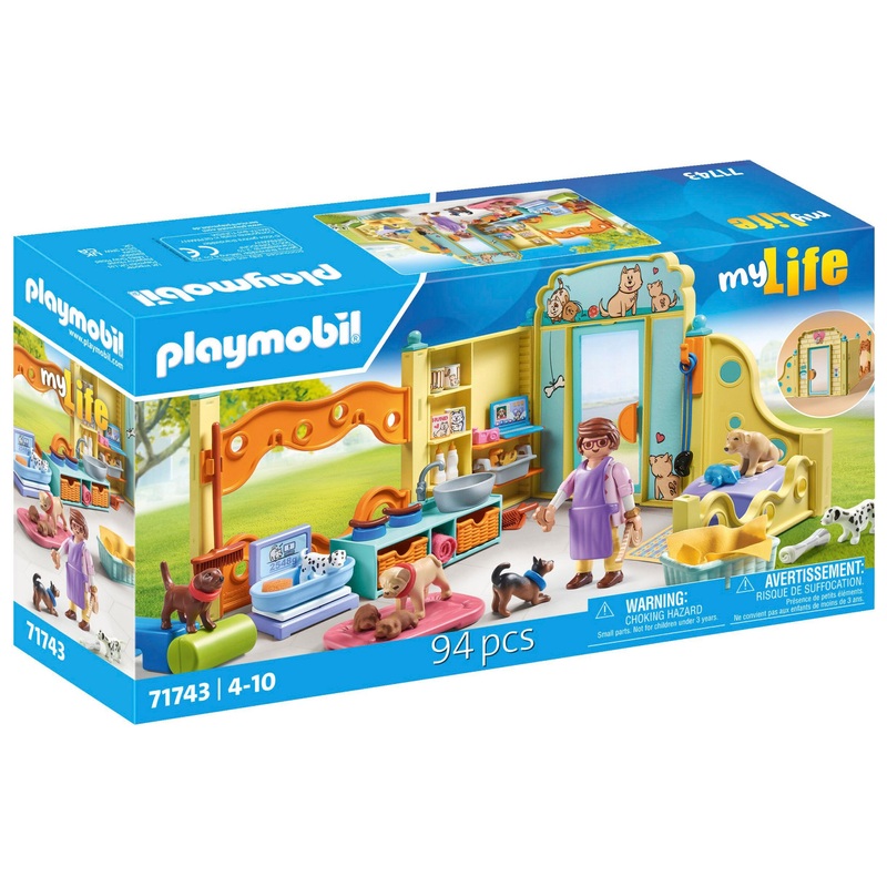 PLAYMOBIL my Life 71743 Welpenhaus