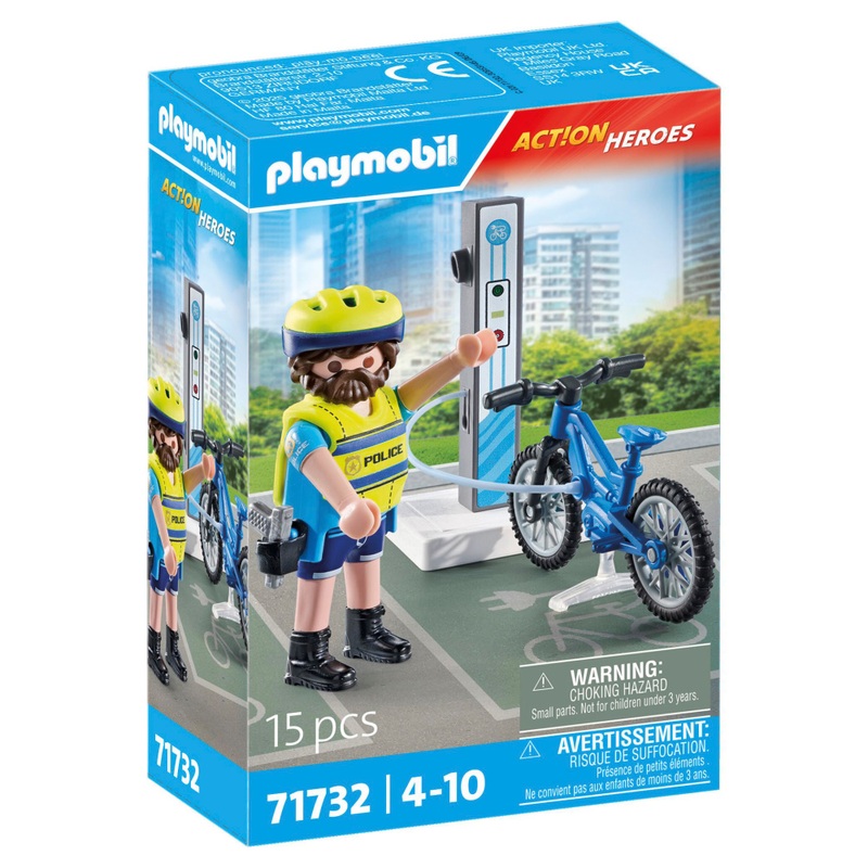 PLAYMOBIL Actiehelden 71732 Politie Fietspatrouille
