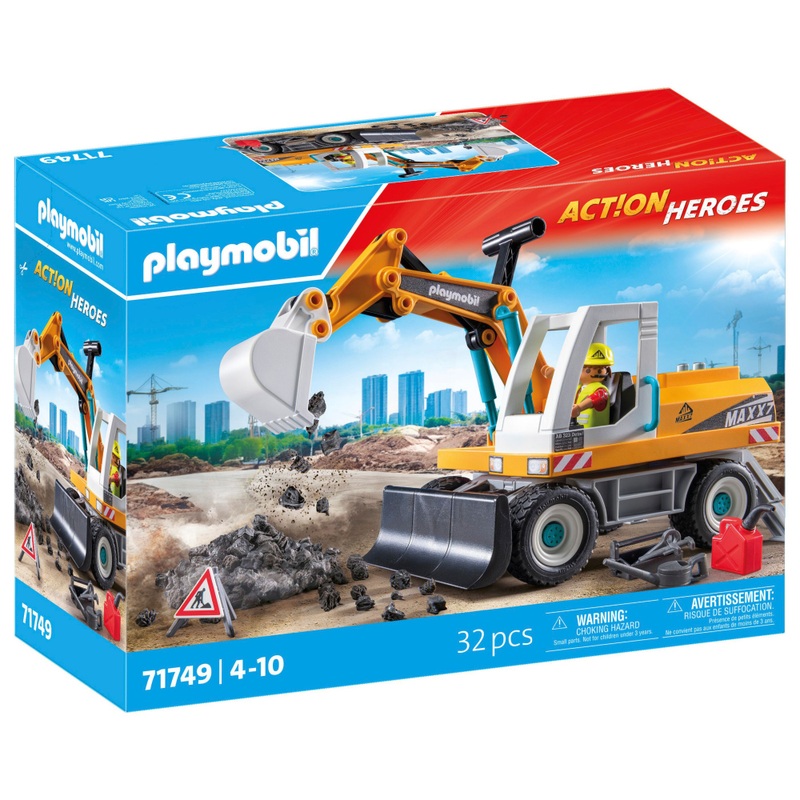 PLAYMOBIL Action Heroes 71749 Grote Graafmachine