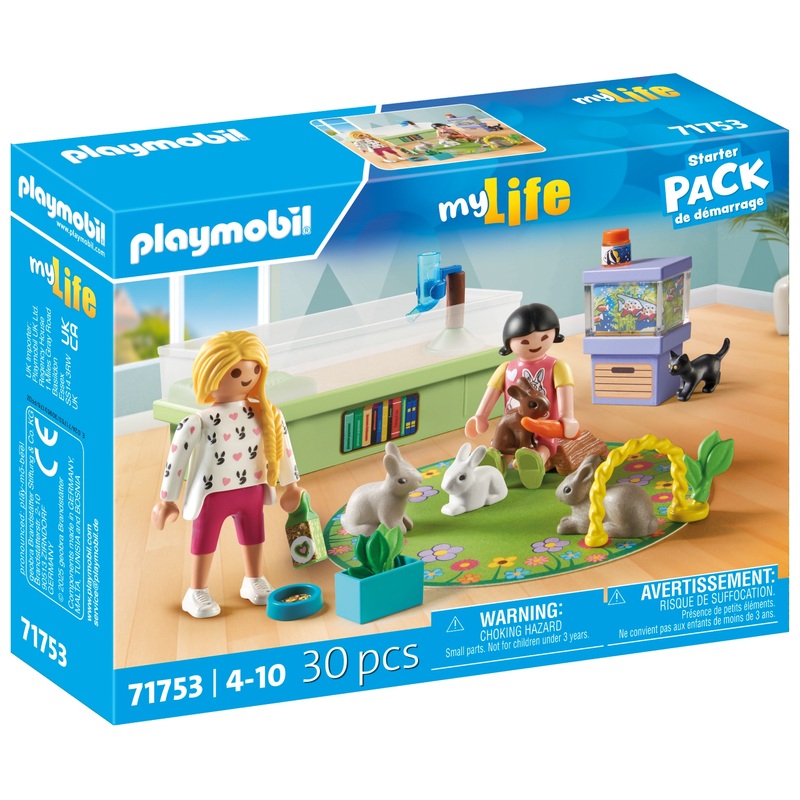 Playmobil - My Life 71753 Animalerie avec Enclos à Lapins