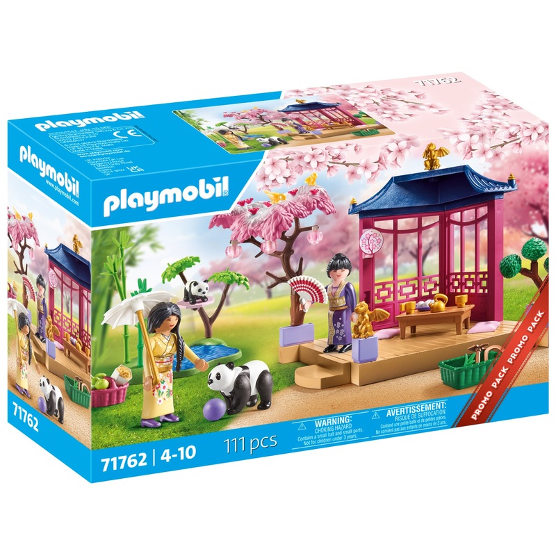 PLAYMOBIL 71762 Aziatische Tuin met Panda Voeding