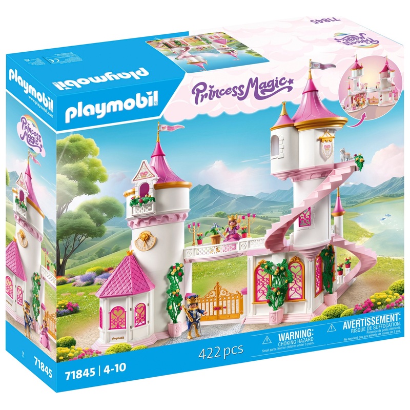 Playmobil - Princess Magic 71845 Palais avec Couple Royal et deux Trônes