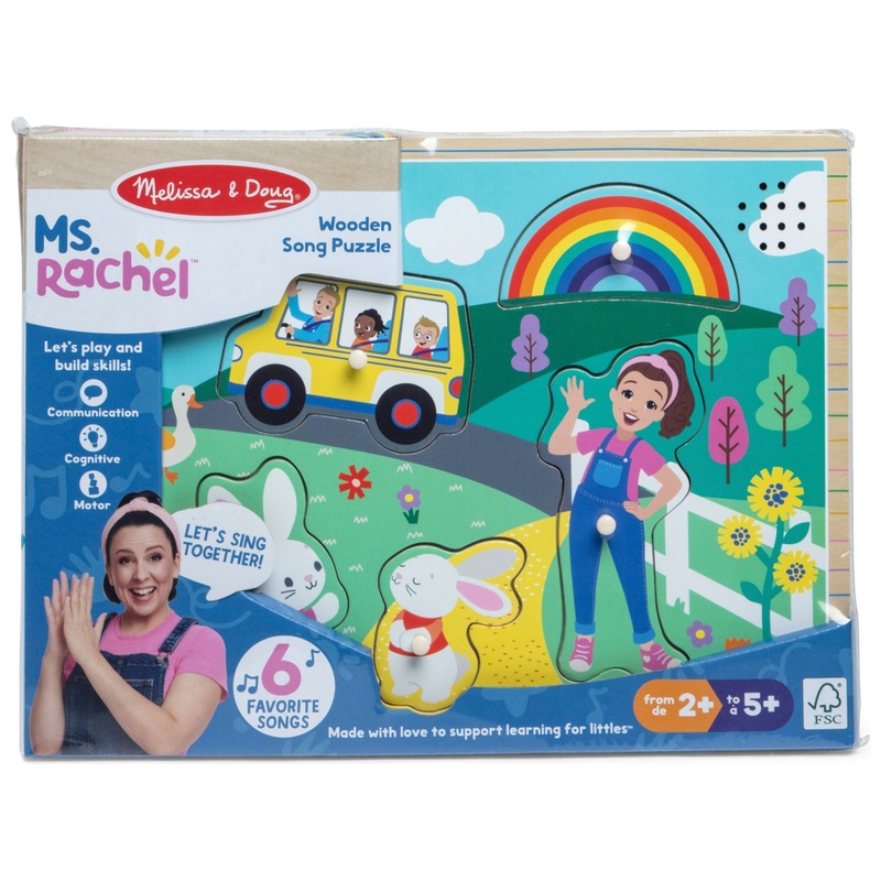 Melissa & Doug Ms. Rachel Wooden Sound Puzzle