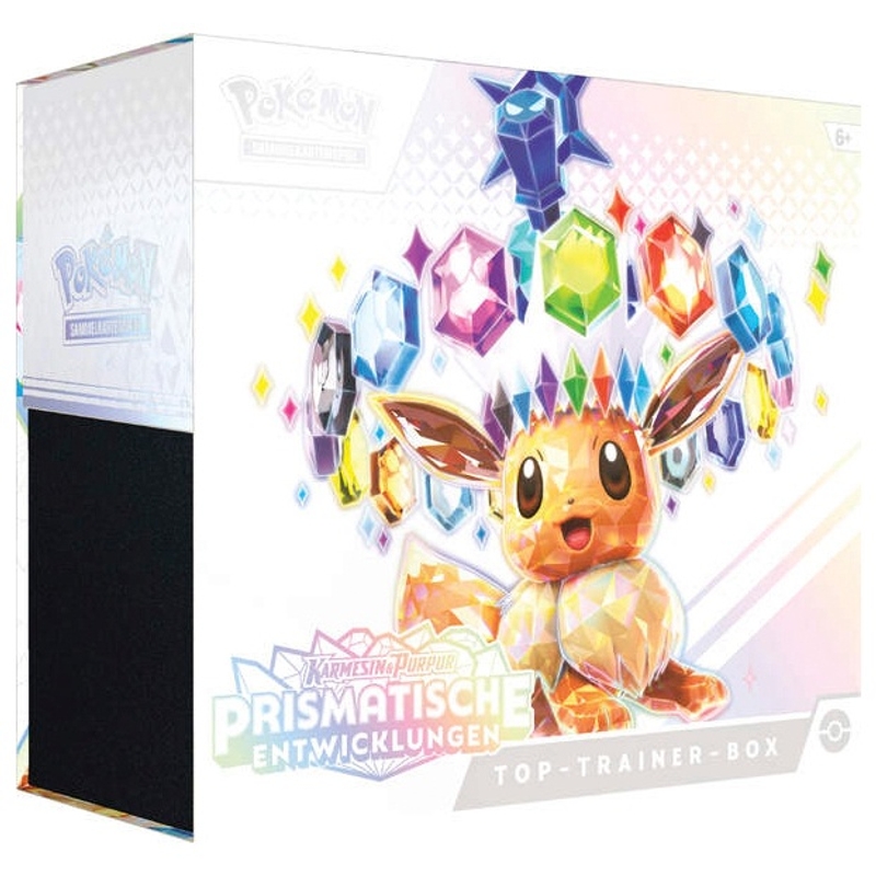 Bild von Pokémon Karten Karmesin & Purpur Prismatische Entwicklungen Top-Trainer-Box