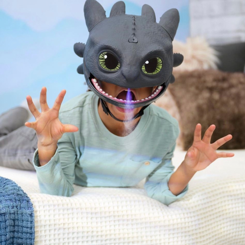 How to Train Your Dragon Toothless Drakenmasker met licht en geluid