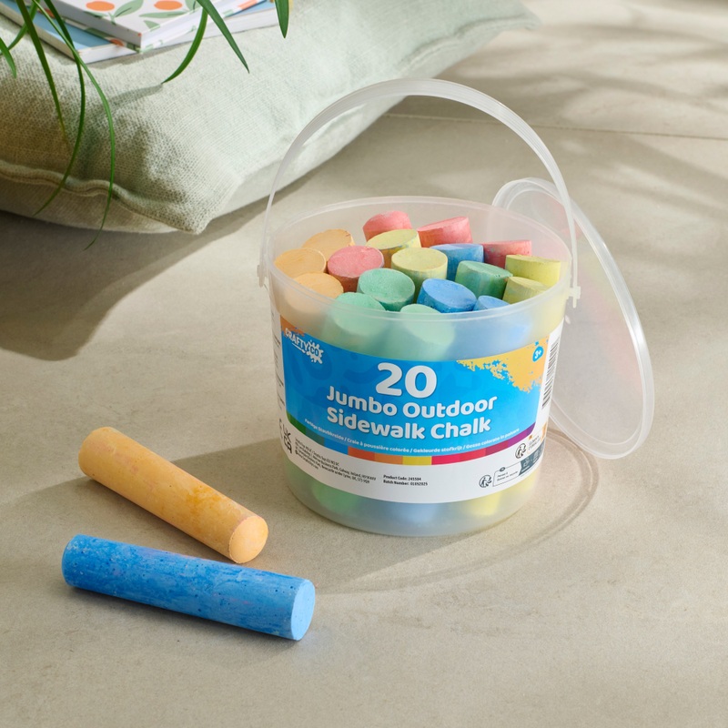 Crafty Co. Seau de 20 Craies