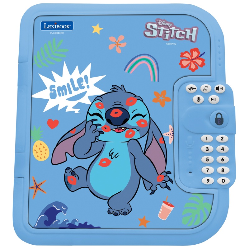 Lexibook Elektronisch Dagboek Disney Lilo & Stitch blauw