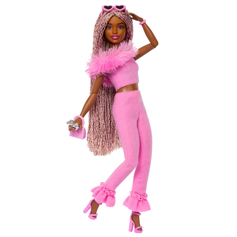 Barbie Deluxe Style Pop met Vlechtjes roze