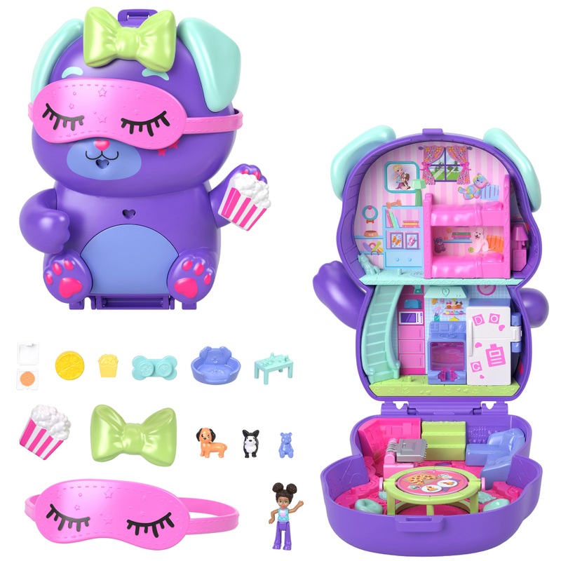 Polly Pocket Compact Slaapfeestje Puppy
