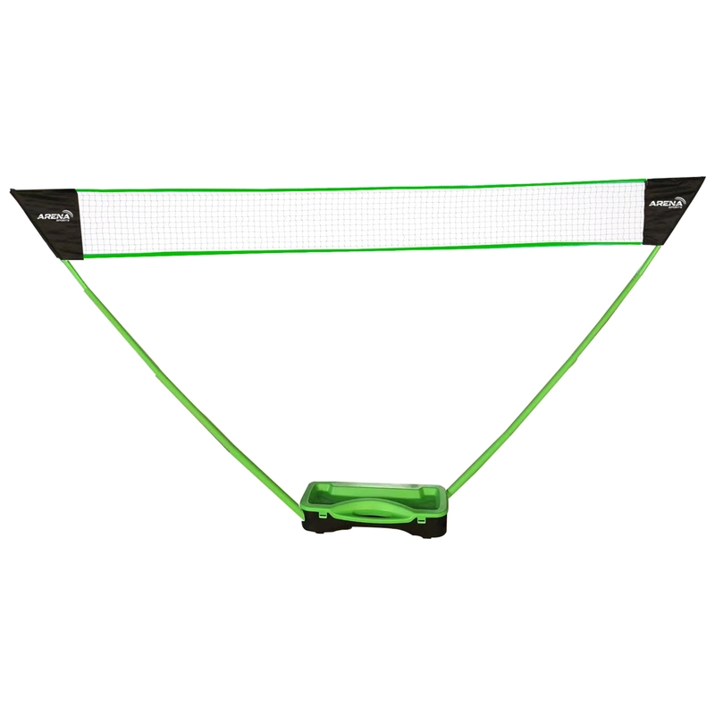 badminton set with portable stand and net