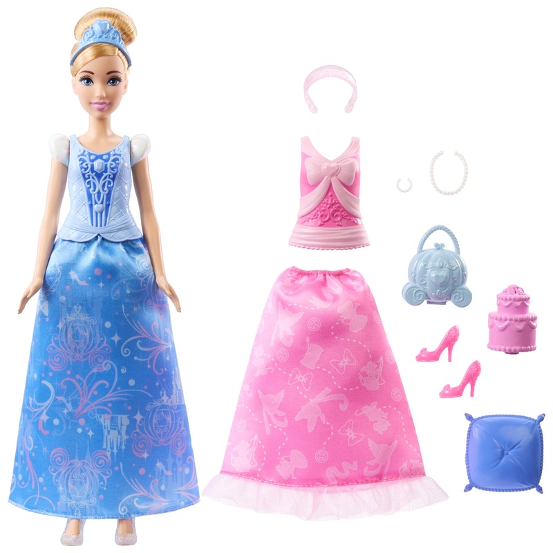 Disney Princesses - Poupée Cendrillon et ses Tenues