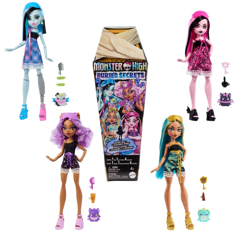 Monster High Pop Begraven Schatten assorti