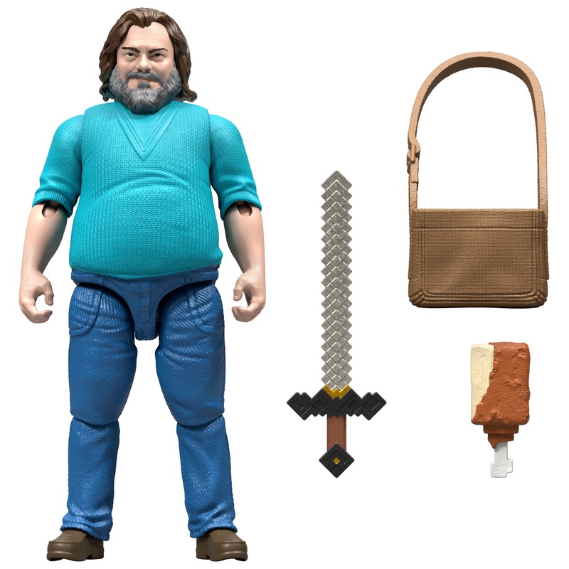 Minecraft Movie Actiefiguur Steve 10,2 cm