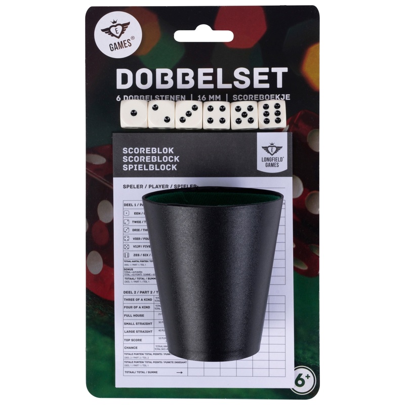Yatzee Dobbelset en Scoreblok