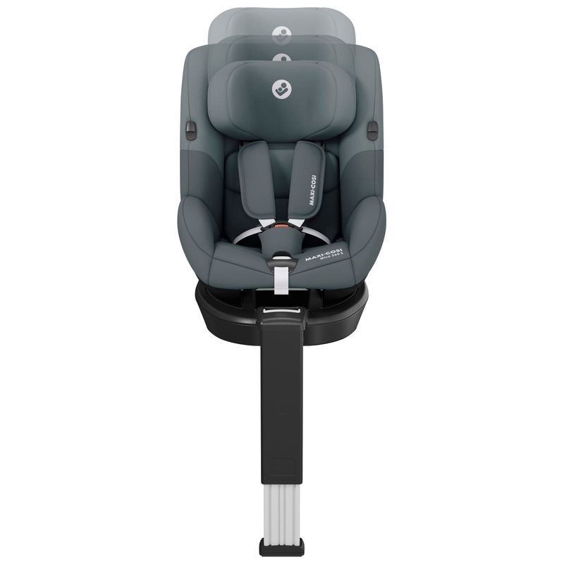 Maxi Cosi Autostoel Mica 360 S i-Size 61-105 cm Draaibaar Meegroei Kinderzitje Tonal Graphite gri
