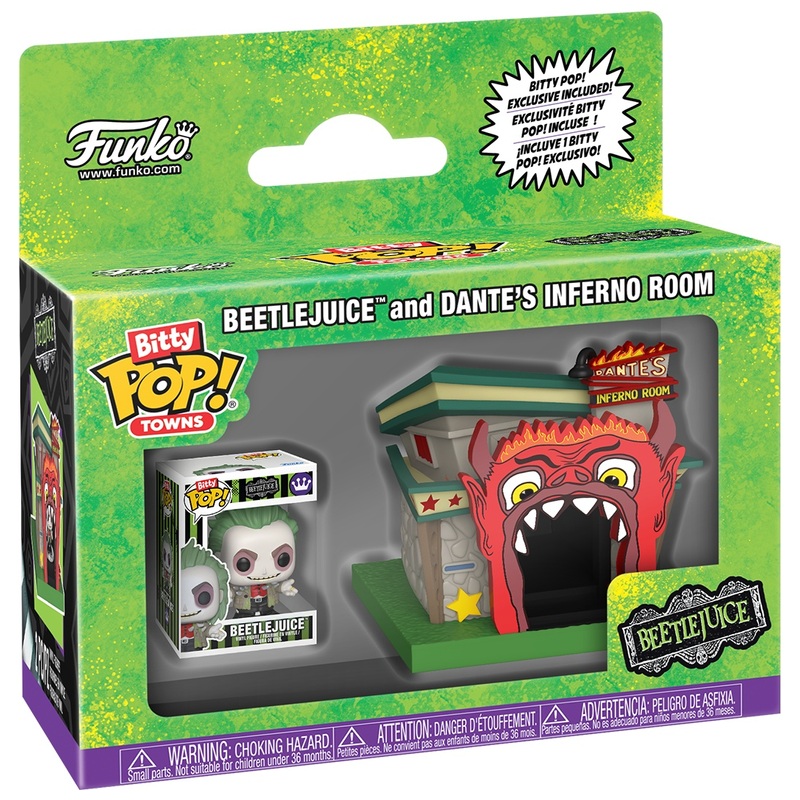 Funko Bitty POP! Towns Beetlejuice und Dantes Inferno Raum