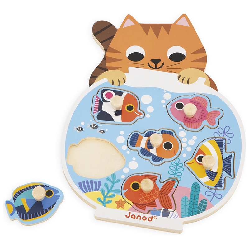 Janod - Puzzle Aquarium 6 Pièces