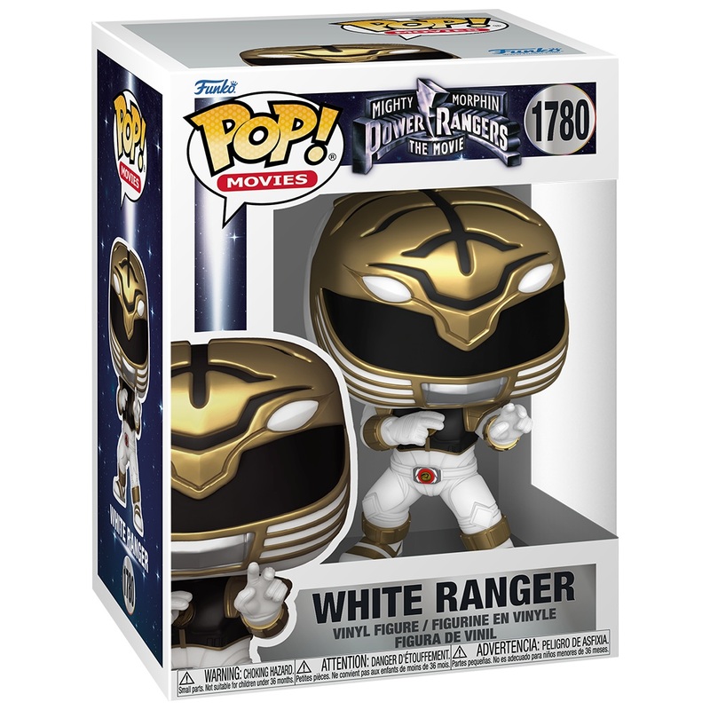 Funko POP! Figurine 1780 Power Ranger, Le Film Ranger Blanc