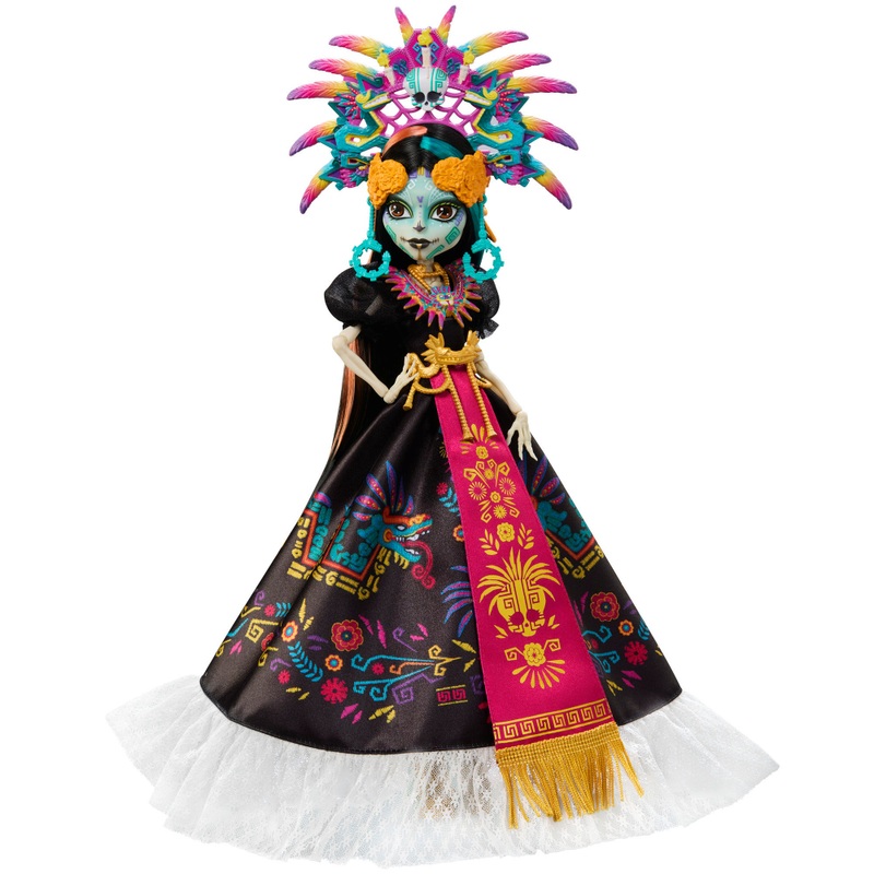 Monster High - Skullector Poupée Skelita Calaveras Día de Muertos