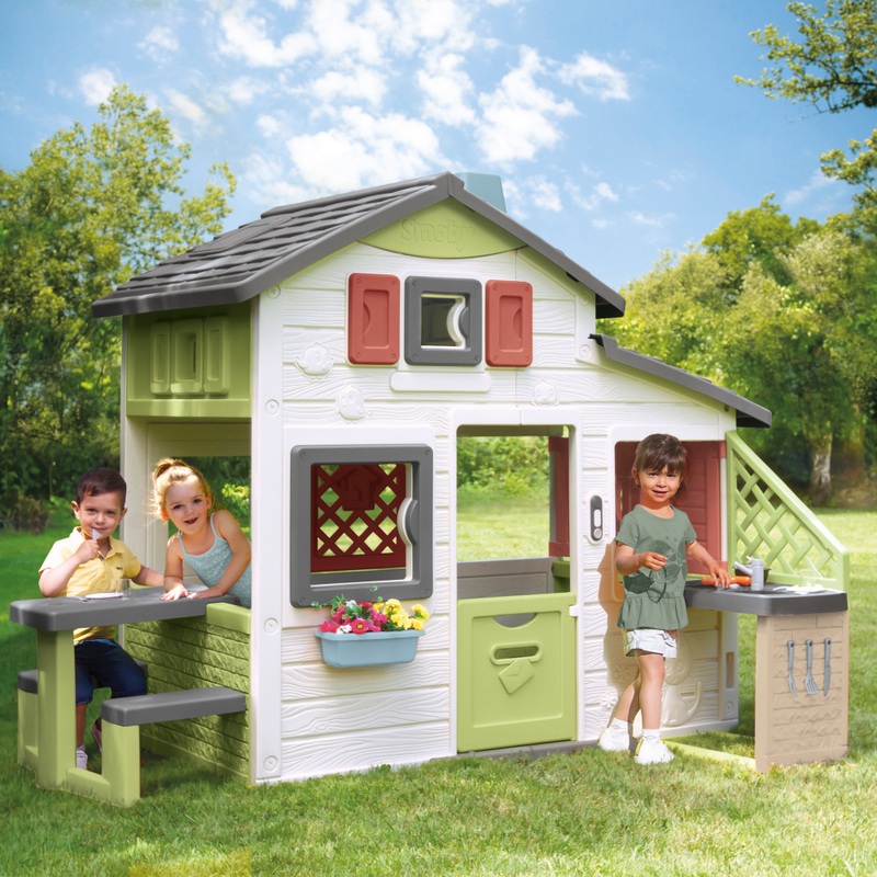 Smoby Speelhuis Friends met Speelkeuken