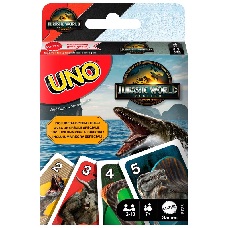 UNO Jurassic World 4 Kaartspel