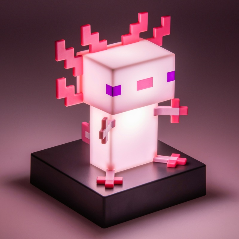 Paladone Icons Lamp Minecraft Axolotl