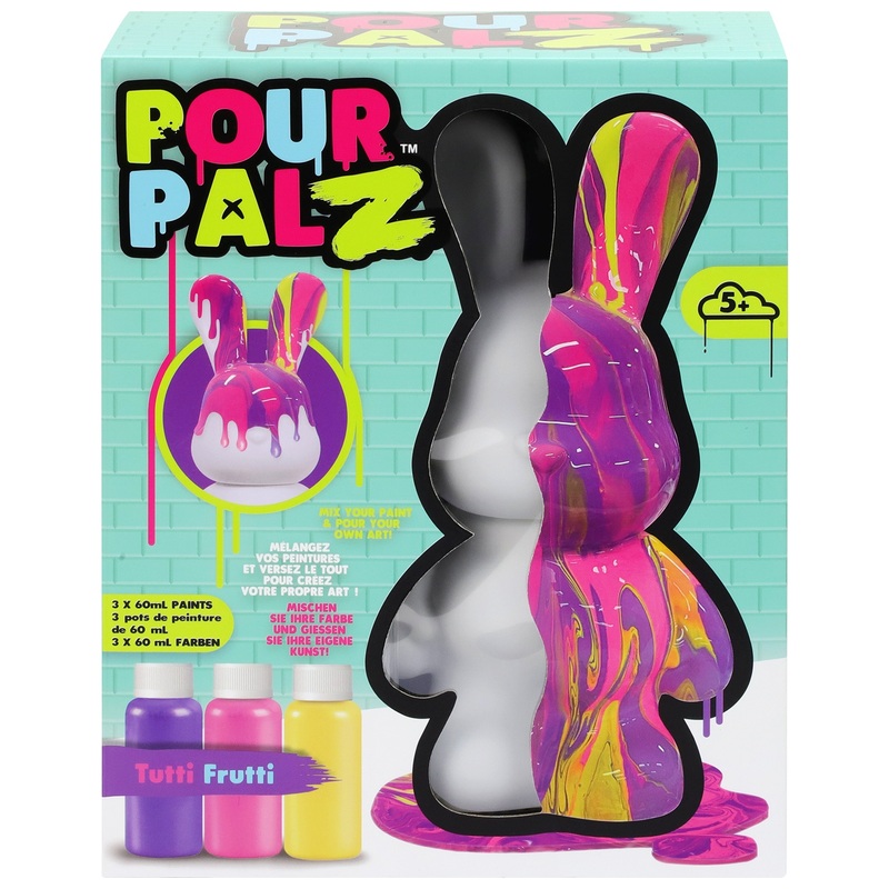 Pour Palz Gietset Paint Bunny assorti