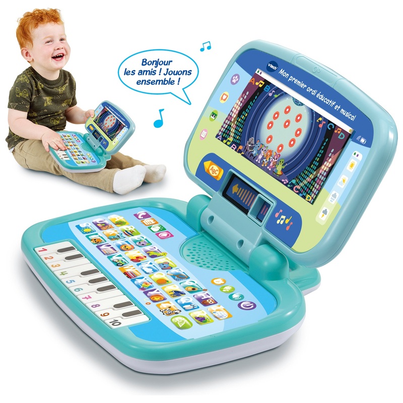 VTech - Baby Mon Premier Ordi Éducatif et Musical