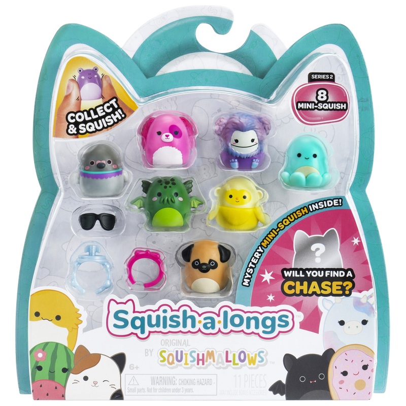 Squishmallows Squish-a-longs Figuren 8-Pack Serie 2