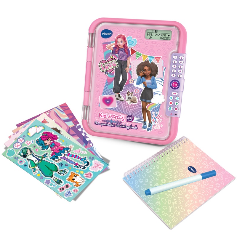VTech Kidisecrets 2-in-1 Tagebuch Magic Voice 365