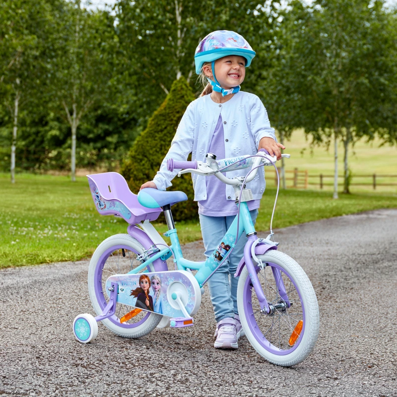 Side profile of Frozen character bike UK