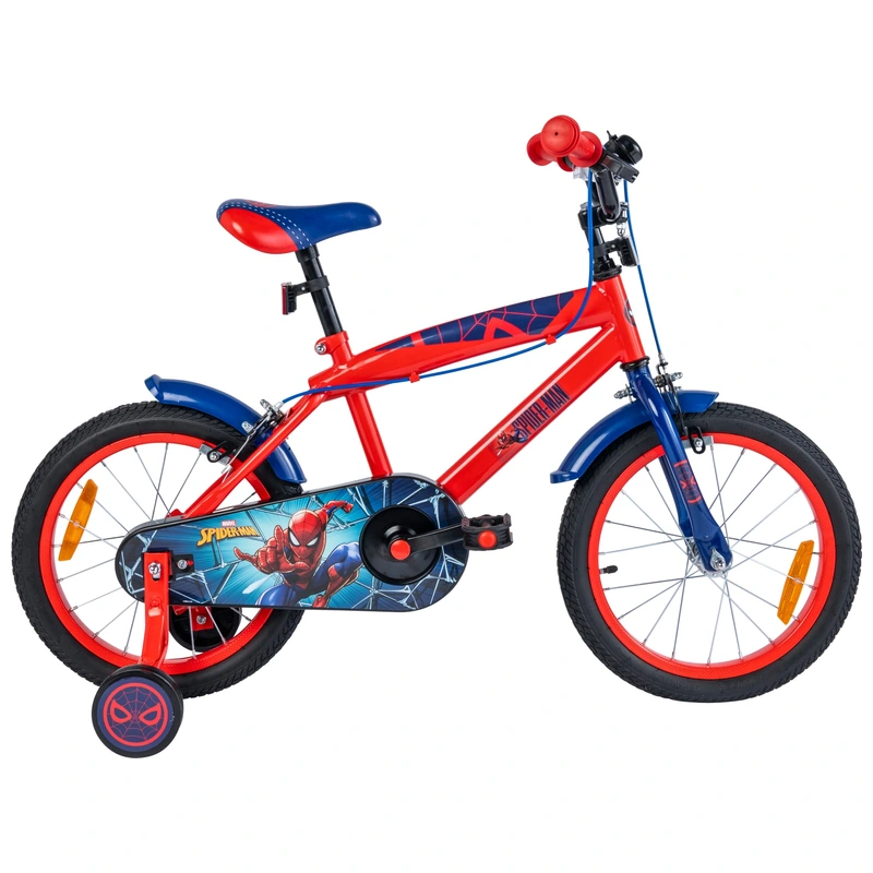 16 inch Marvel Spider-Man bike red side view