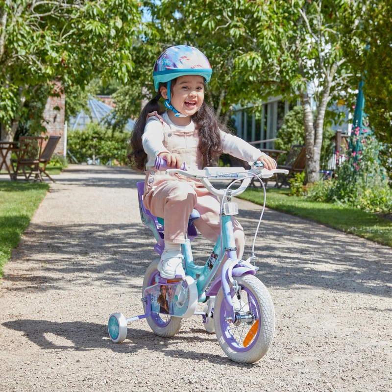 Rear view of 12 inch Frozen bike UK