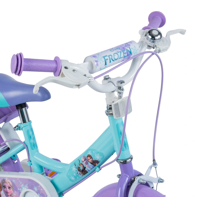 Side profile of Disney kids bike