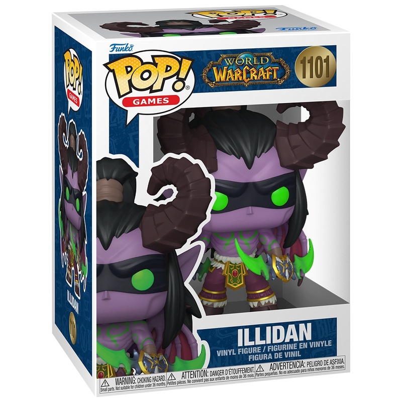 Funko POP! Figurine 1101 World of Warcraft Illidan - Édition Chase Glow Possible