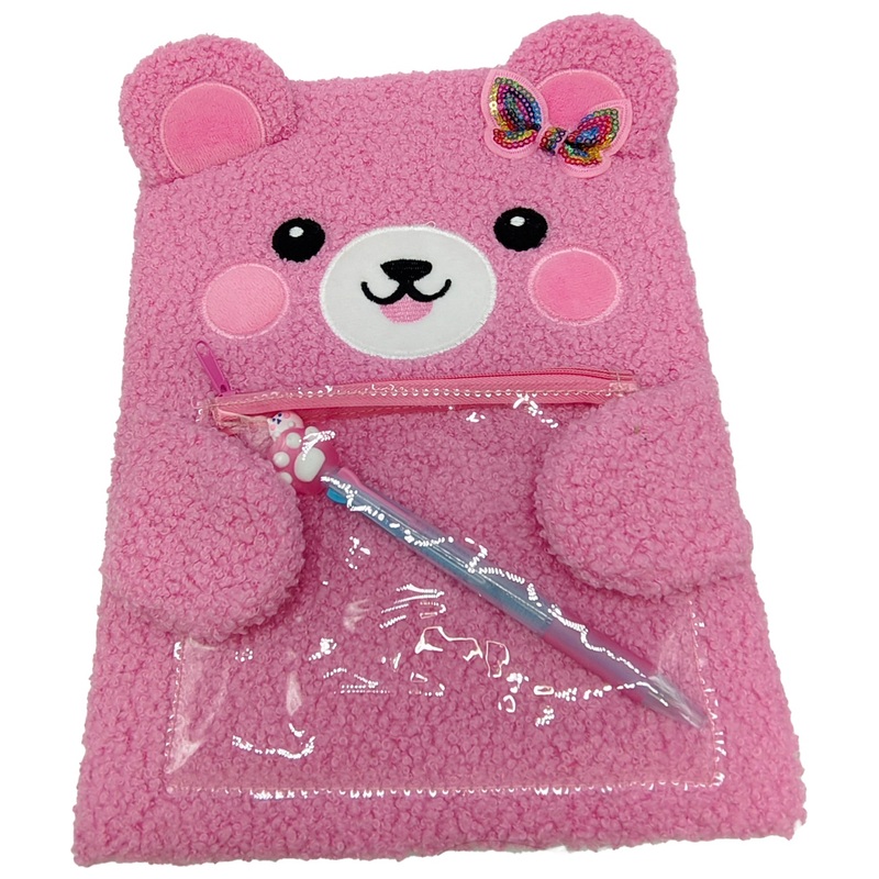 Dizzy Peach A4 TEDDY PENCIL CASE NOTEBOOK