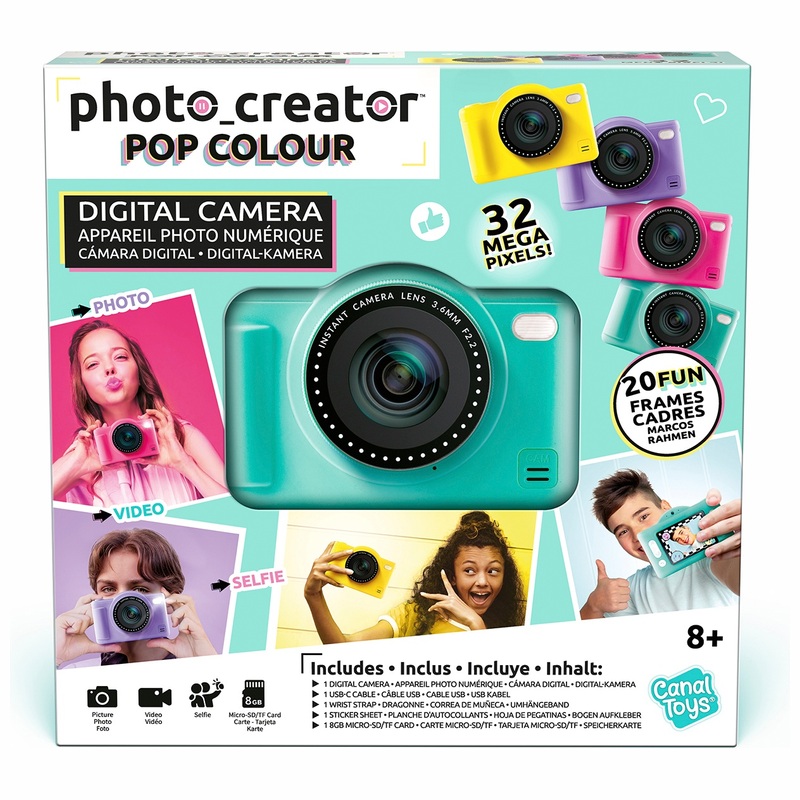 Photo Creator - Appareil Photo Numérique Pop Colour - Modèle Aléatoire