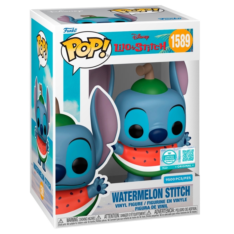 Funko POP! Figuur 1589 Disney Lilo & Stitch Stitch met Watermeloen