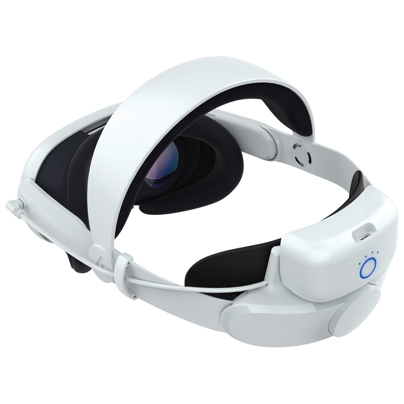 Stealth Pro Head Strap with 5200mAh Power Bank for Meta Quest 3 & 3S
