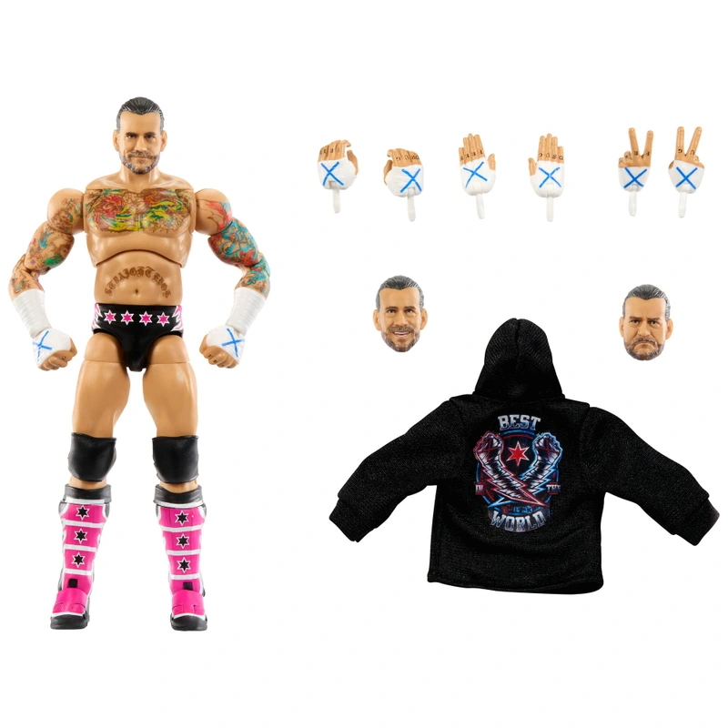 WWE Ultimate Edition Series 27 Action Figure CM Punk action figures product image