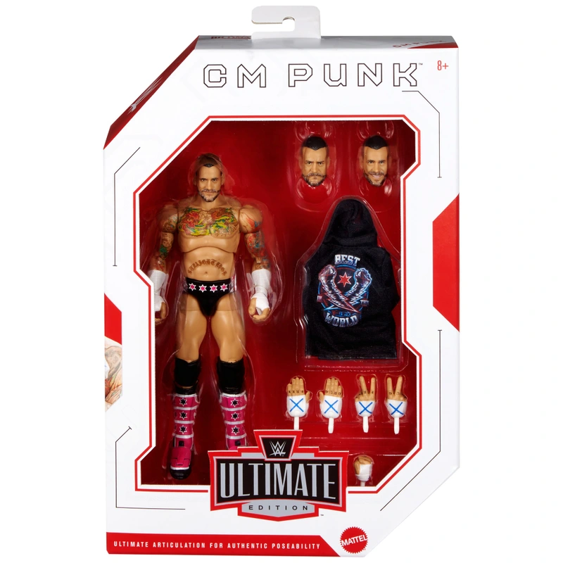 WWE Ultimate Edition Series 27 Action Figure CM Punk view 6