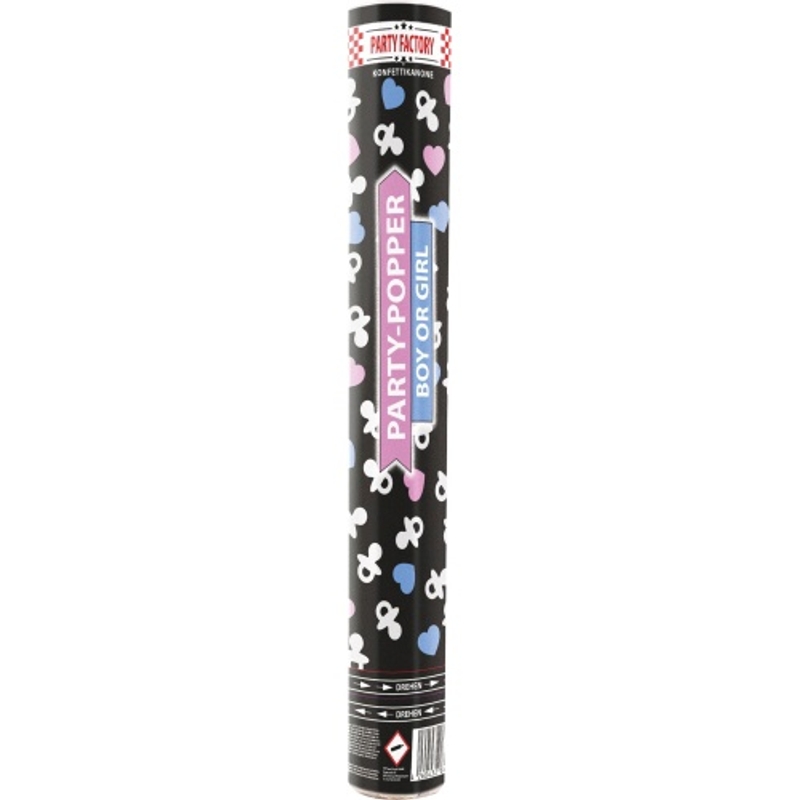 Party Popper Confettikanon Jongen of Meisje
