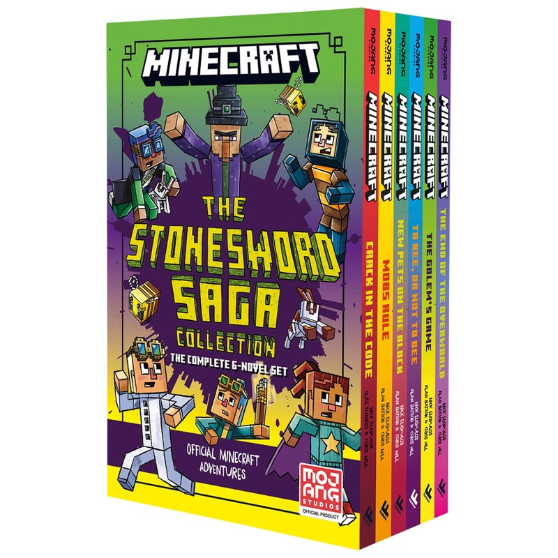 Minecraft Stonesword Saga 6 Book Collection Box Set | Smyths