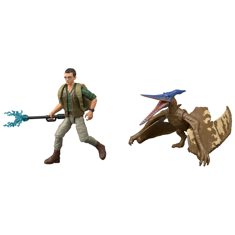Jurassic World Rebirth Action Figures 2 Pack Dr. Loomis & Pteranodon