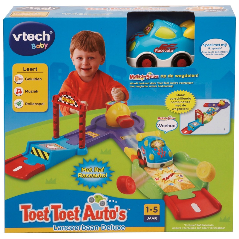 VTech Toet Toet Auto's Lanceerbaan met Raf Raceauto