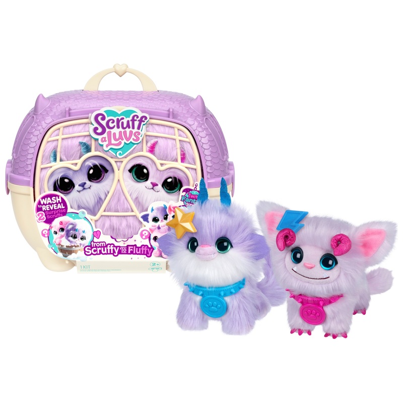 ScruffaLuvs Knuffel Fantasy Scruffs Set van 2 assorti