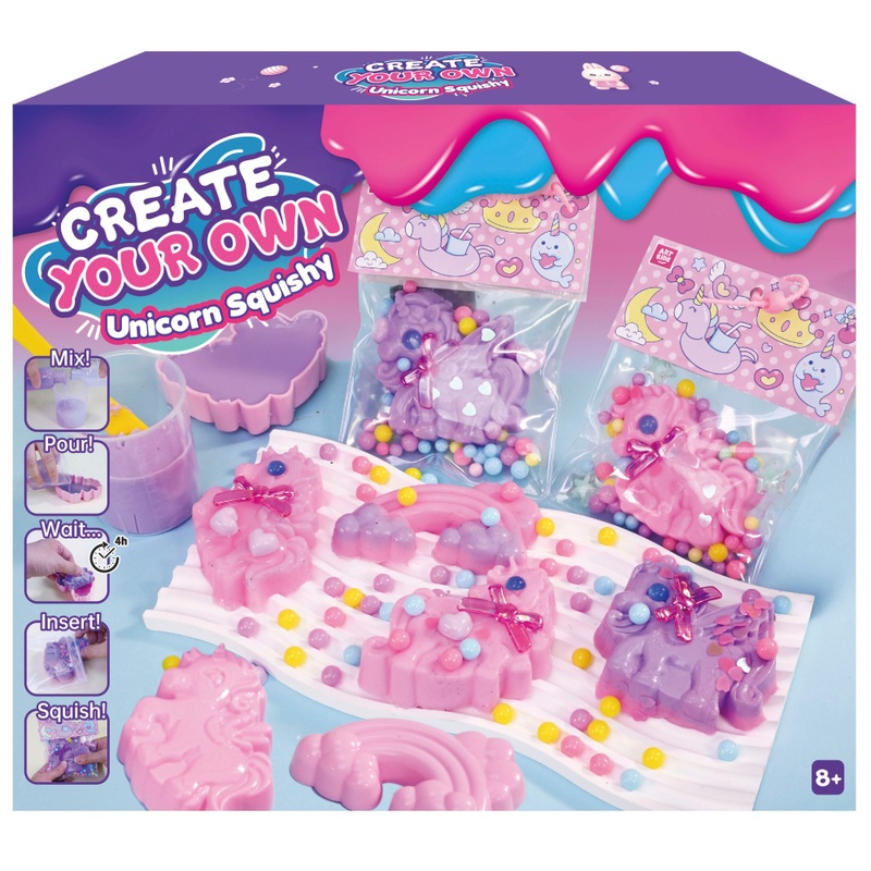 Coffret DIY Licornes Squishy à Fabriquer